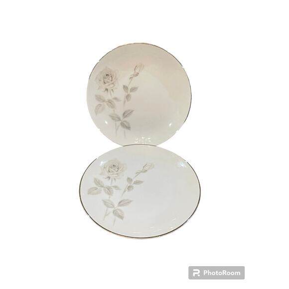 Set of 2 Bread & Butter Noritake China Melrose 6002 Plates Japan - Picture 2 of 7